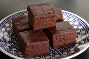 Buttermilk Brownies on plate