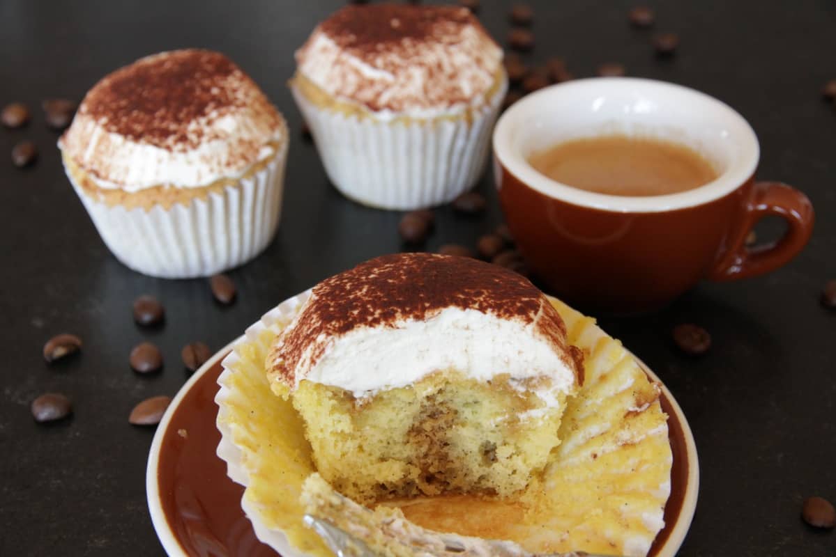 Tiramisu Cupcake with Mascarpone Frosting