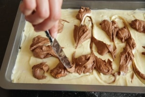 Swirling brownies 1