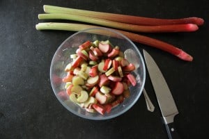 Rhubarb Crisp - fast & easy yet such a treat!
