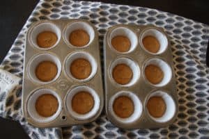 Pumpkin Cheesecake Muffins ~ Living on Cookies