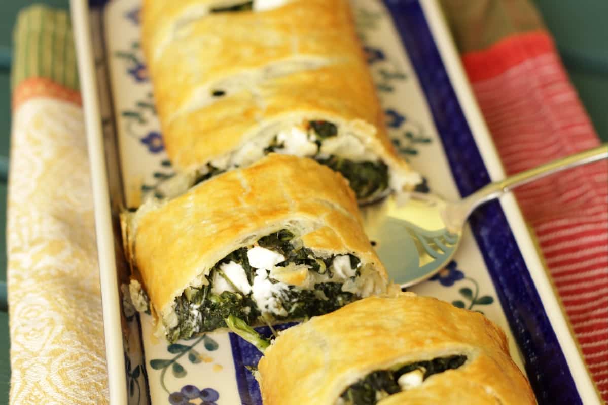 Spinach and Feta Strudel