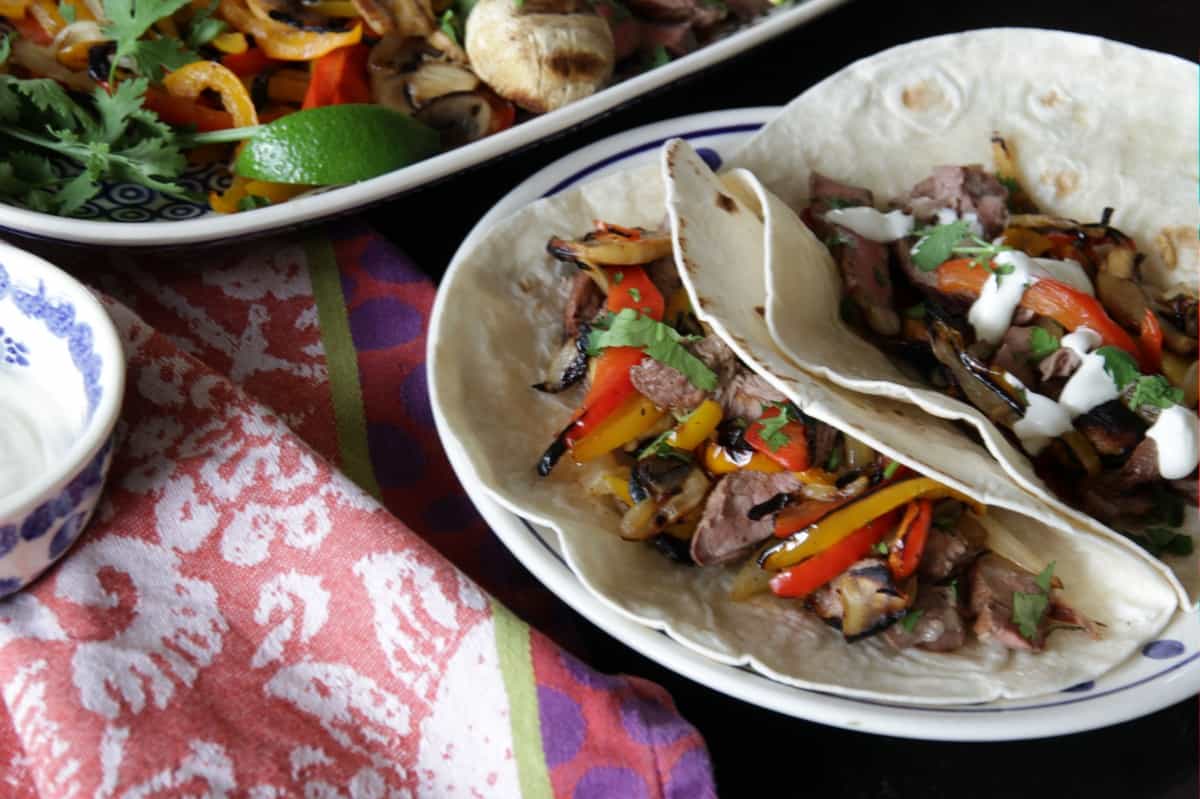 Steak Fajitas - Living on Cookies