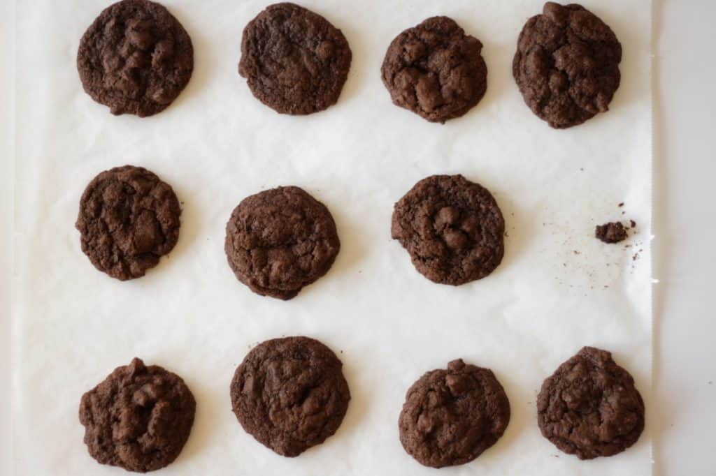 The Perfect Chocolate Chocolate Chip Cookies - Living on Cookies