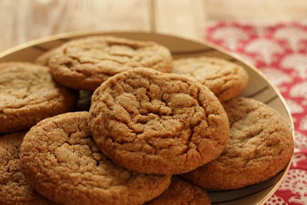 Weiche Ingwer-Melasse Cookies - Living on Cookies