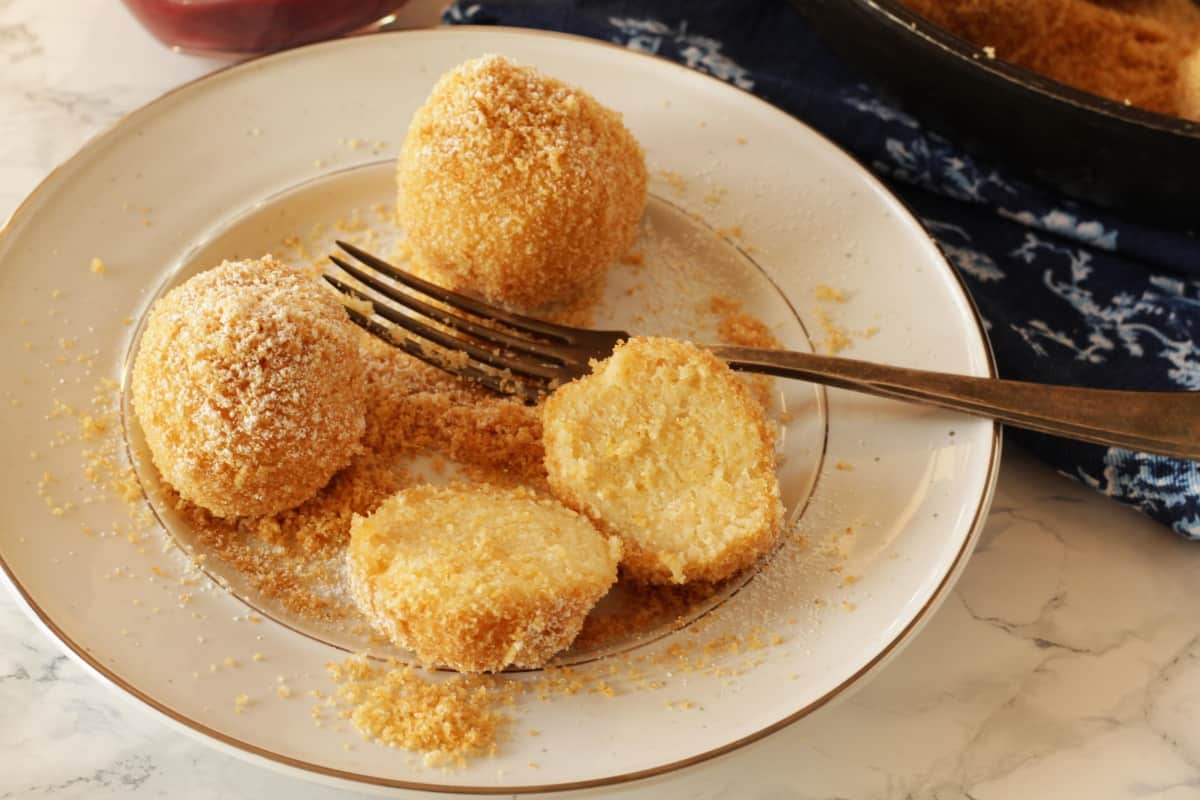 Austrian Topfen Dumplings (Topfenknödel) - Living on Cookies