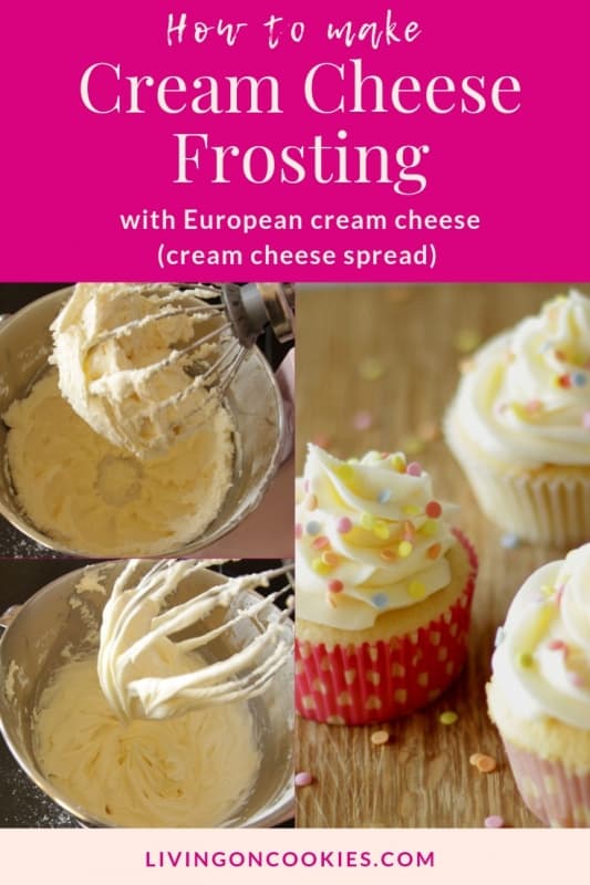 How To Make Cream Cheese Frosting With European Cream Cheese Or Cream Cheese Spread Living On Cookies