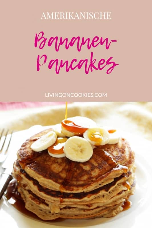 Pancakes wie Bananenbrot! Fluffig & saftig & extrem gut! Probiere das Rezept aus!