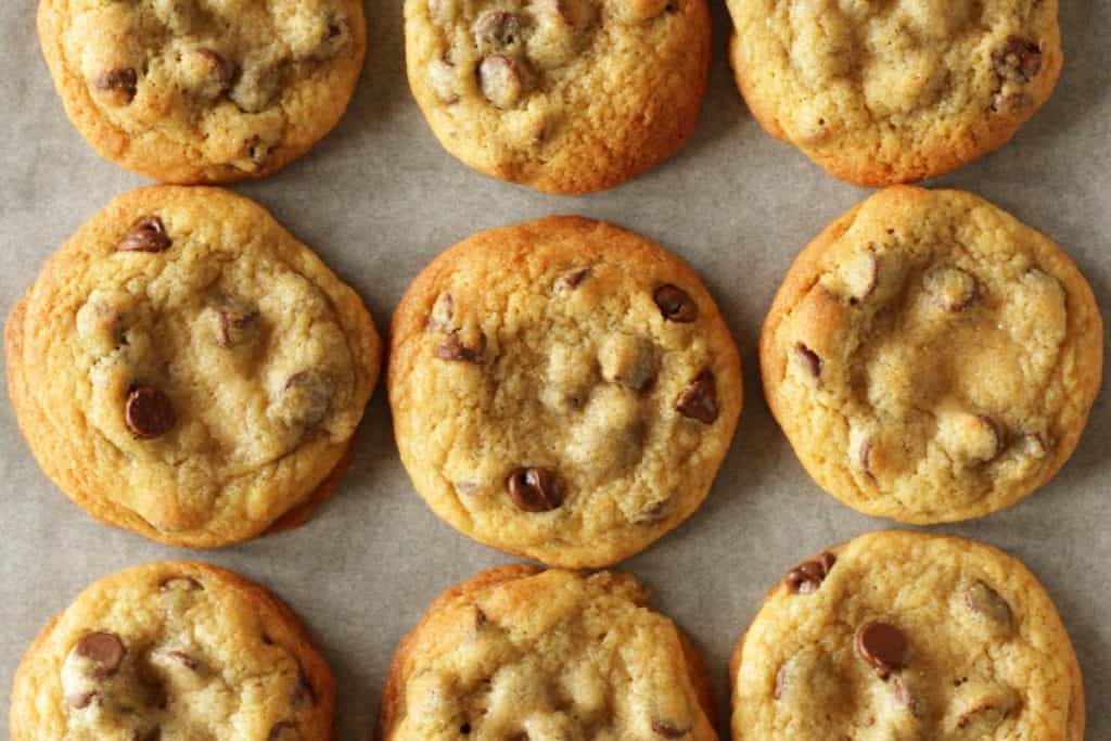 The Best American Bakery-Style Chocolate Chip Cookies - Living on Cookies