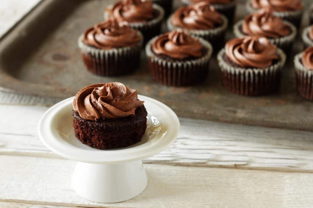 The Ultimate Chocolate Cupcakes With Chocolate Buttercream Frosting Living On Cookies