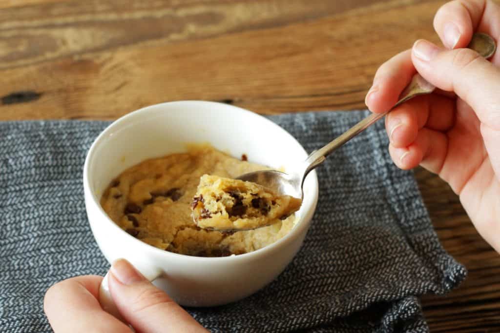 How To Make Cookie Dough In A Mug