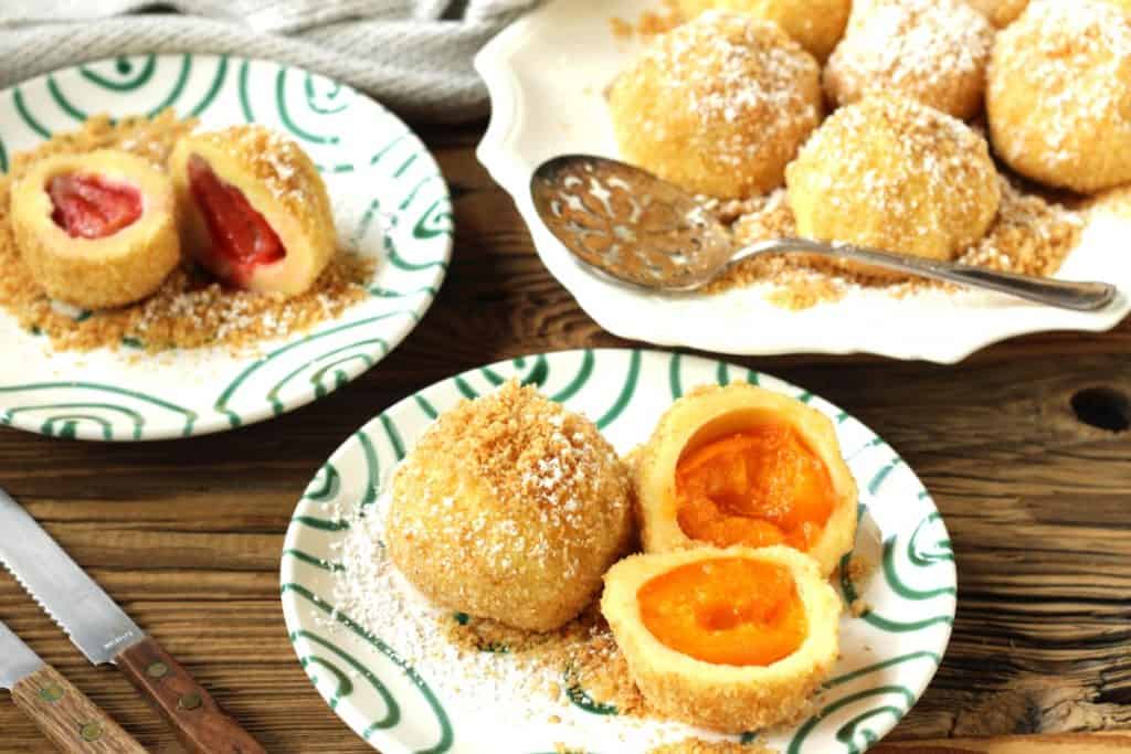 Austrian Apricot Topfen Dumplings - Living on Cookies