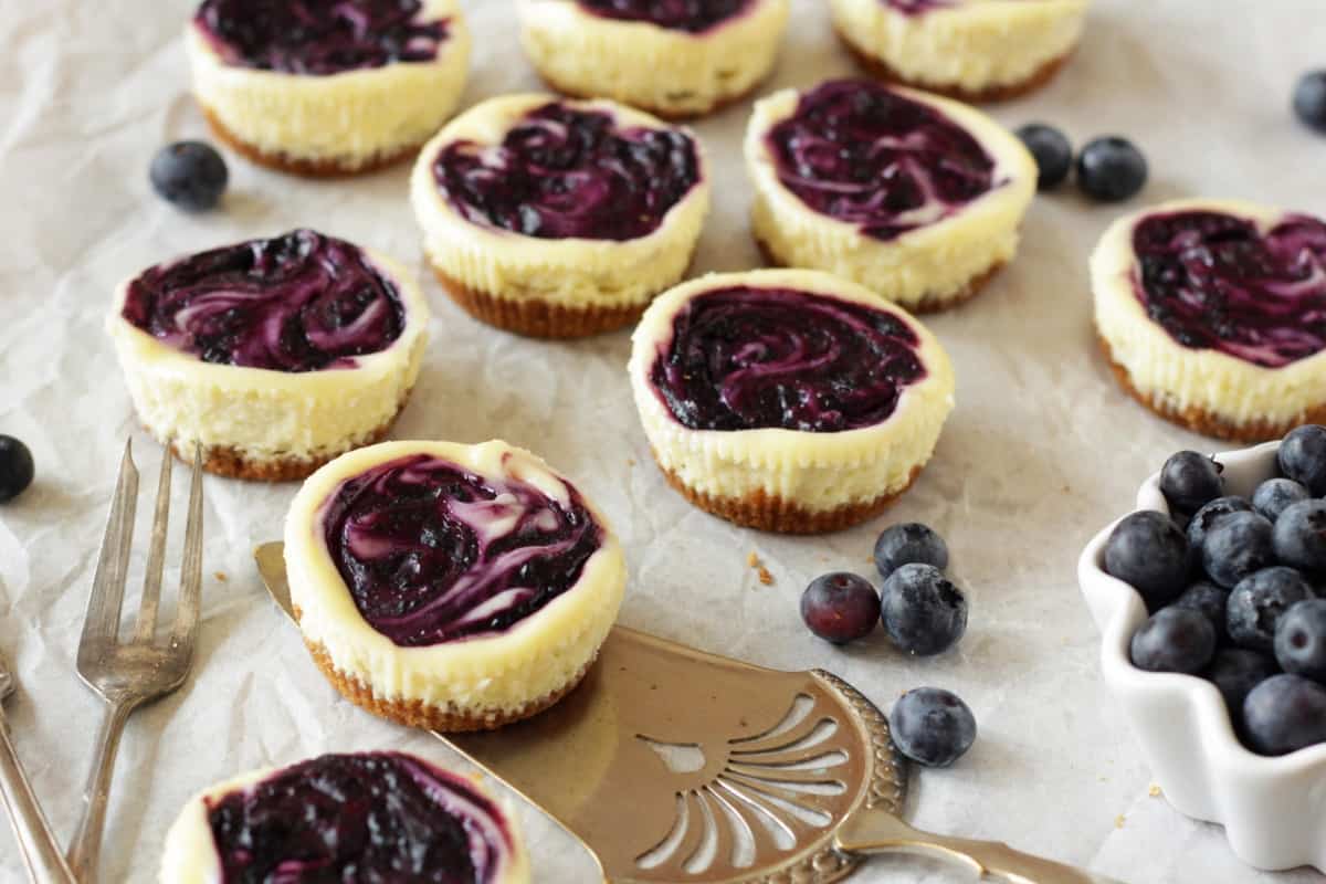 Mini Cheesecakes - Live Well Bake Often