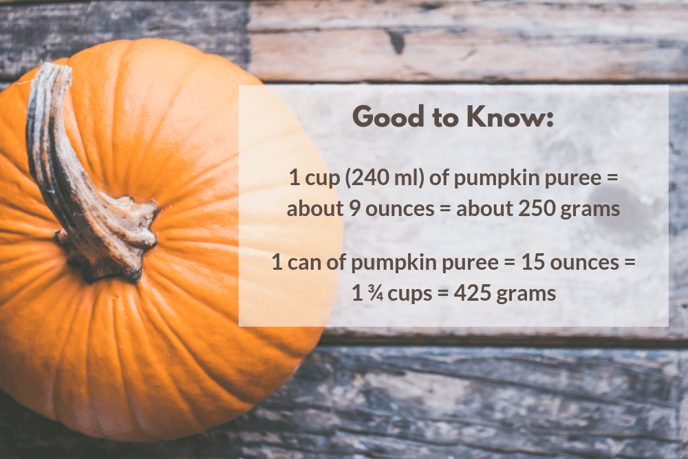 what to do with a cup of pumpkin puree