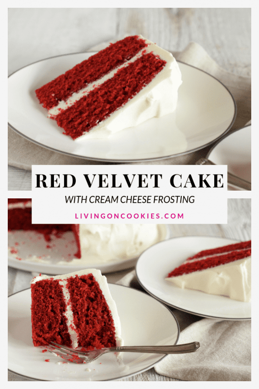 Red Velvet Cake - Living on Cookies