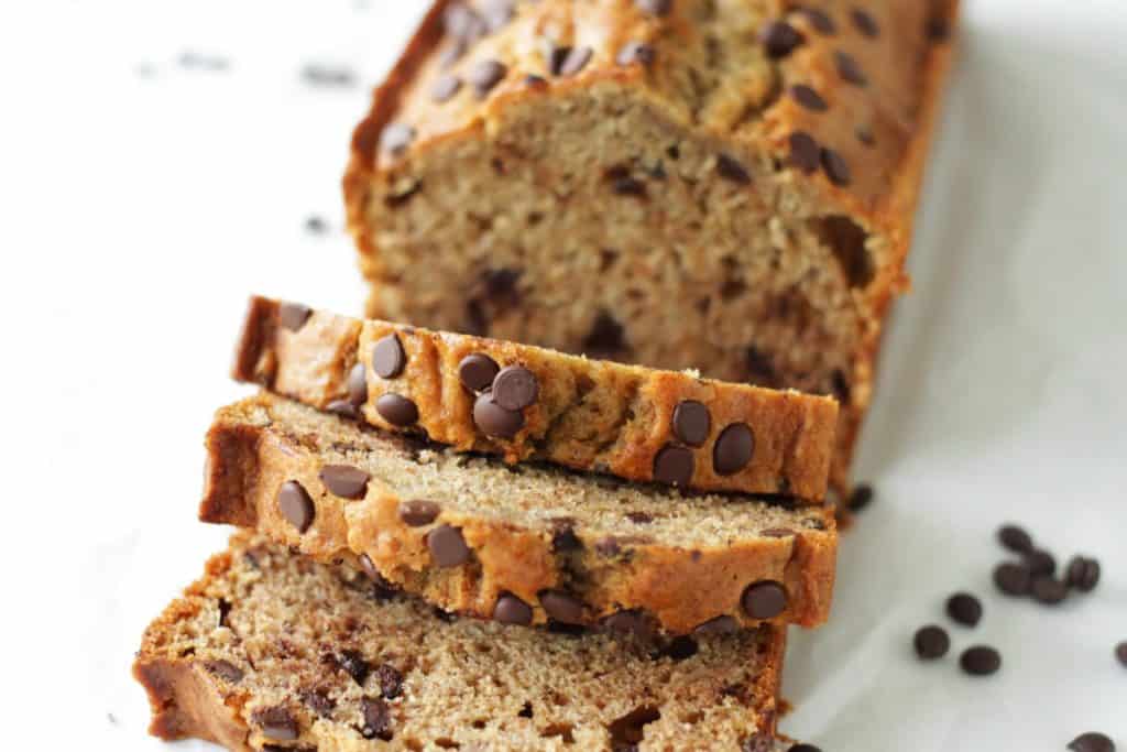 Chocolate Chip Banana Bread Living On Cookies